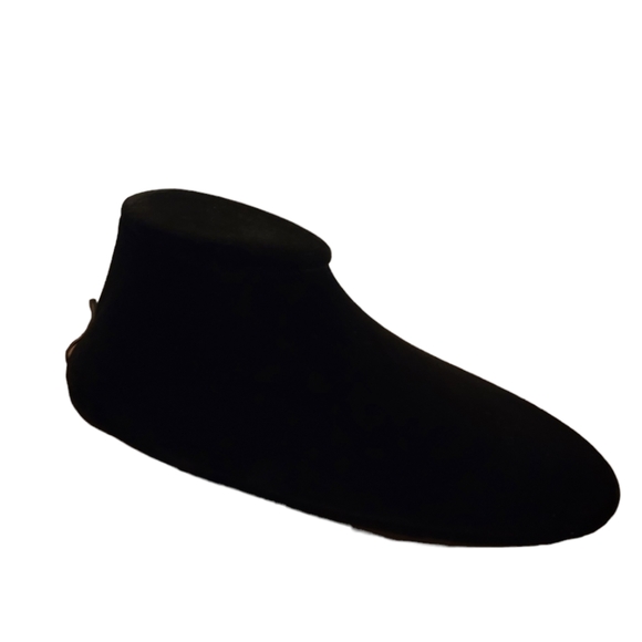 SALE Black Velvet Low Profile Jewelry Display Bust - Picture 1 of 2